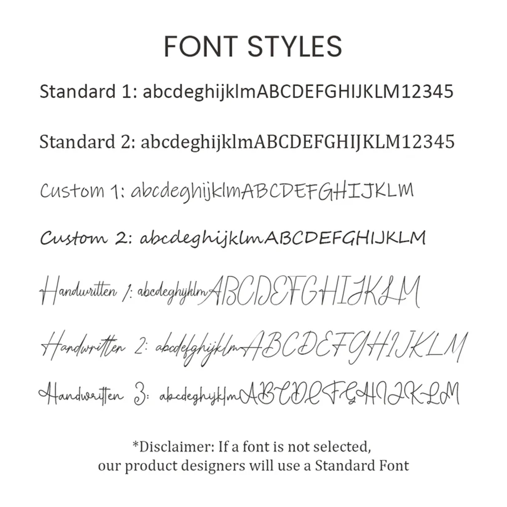 custom jewelry fonts